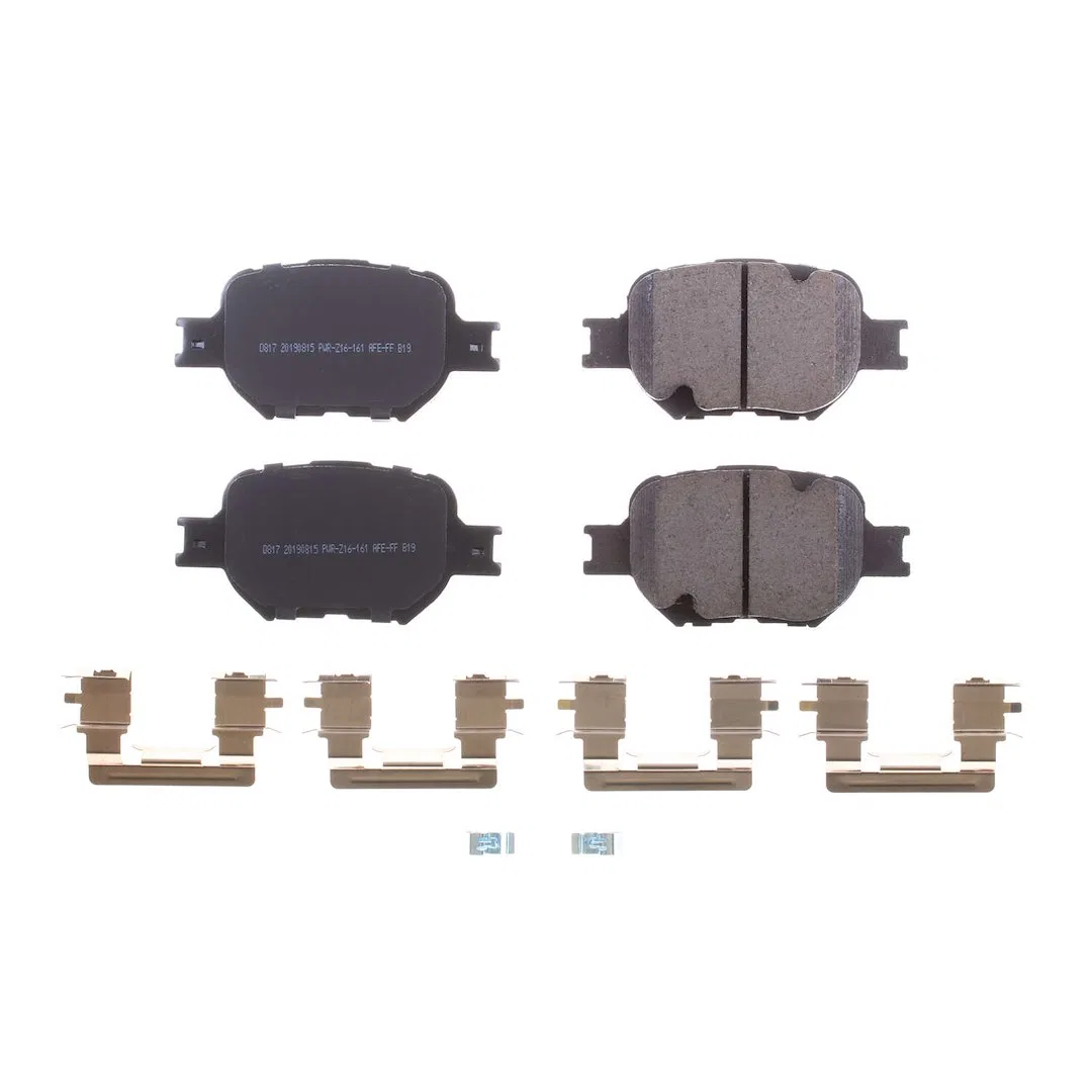 17-817 – POWERSTOP Brake Pad, FMSI Number D817 Ceramic Brake Pads Set Of 4 With Stainless Steel Hardware